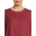 thumbnail image 5 of Time and Tru Women's Soft Hacci Knit Pullover, Sizes XS-XXXL, 5 of 6