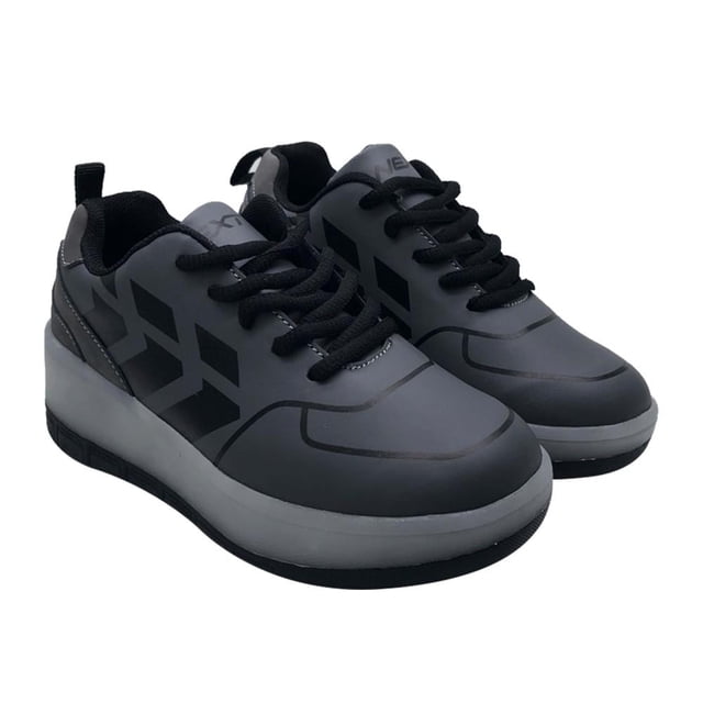 Tenis Patín Next 2 en 1 Talla 19 Color Negro para Niño