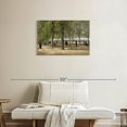 thumbnail image 2 of Elephant Stock Terrace In The Luxembourg Gardens Wall Art - Horizontal Canvas Wall Art - Living Room Wall Decor - City Canvas - Gray And Brown Decor By Vincent Van Gogh - 30" x 20", 2 of 8