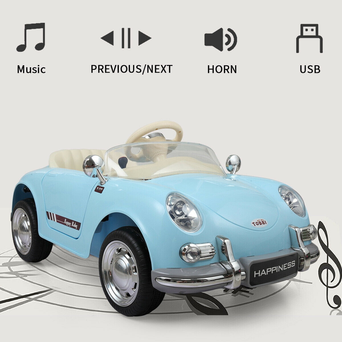 Kepooman 6V Battery Powered Car for Kids, Ride On Toys for Outdoor, Gift Kepooman 6V Battery Powered Car for Kids, Ride On Toys for Outdoor, Gift