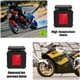 thumbnail image 2 of Yeacher Tire Pressure Monitoring System Solar Charging Waterproof Motorcycle Tyre Alarm with Large LCD Screen, 2 of 8