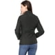thumbnail image 5 of Chaqueta acolchada ligera con cremallera y cuello alto para mujer Negro M, 5 of 7