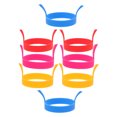 thumbnail image 2 of 8pcs Silicone Egg Rings Food Grade Egg Cooking Rings Kitchen Fried Egg Molds, 2 of 5