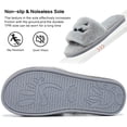 thumbnail image 5 of Ecetana Spooky Slides Halloween Slippers Soft Plush Cozy Open Toe Indoor Outdoor Fuzzy Slippers Gifts For Girls Women, 5 of 7