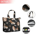 thumbnail image 2 of Basset Hounds with Bones and Presents Travel Tote Bags for Women Carry On,Large Weekender Bags for Women Travel,Multi Functional Duffle Bag for Work,Shopping,Sports, 2 of 5