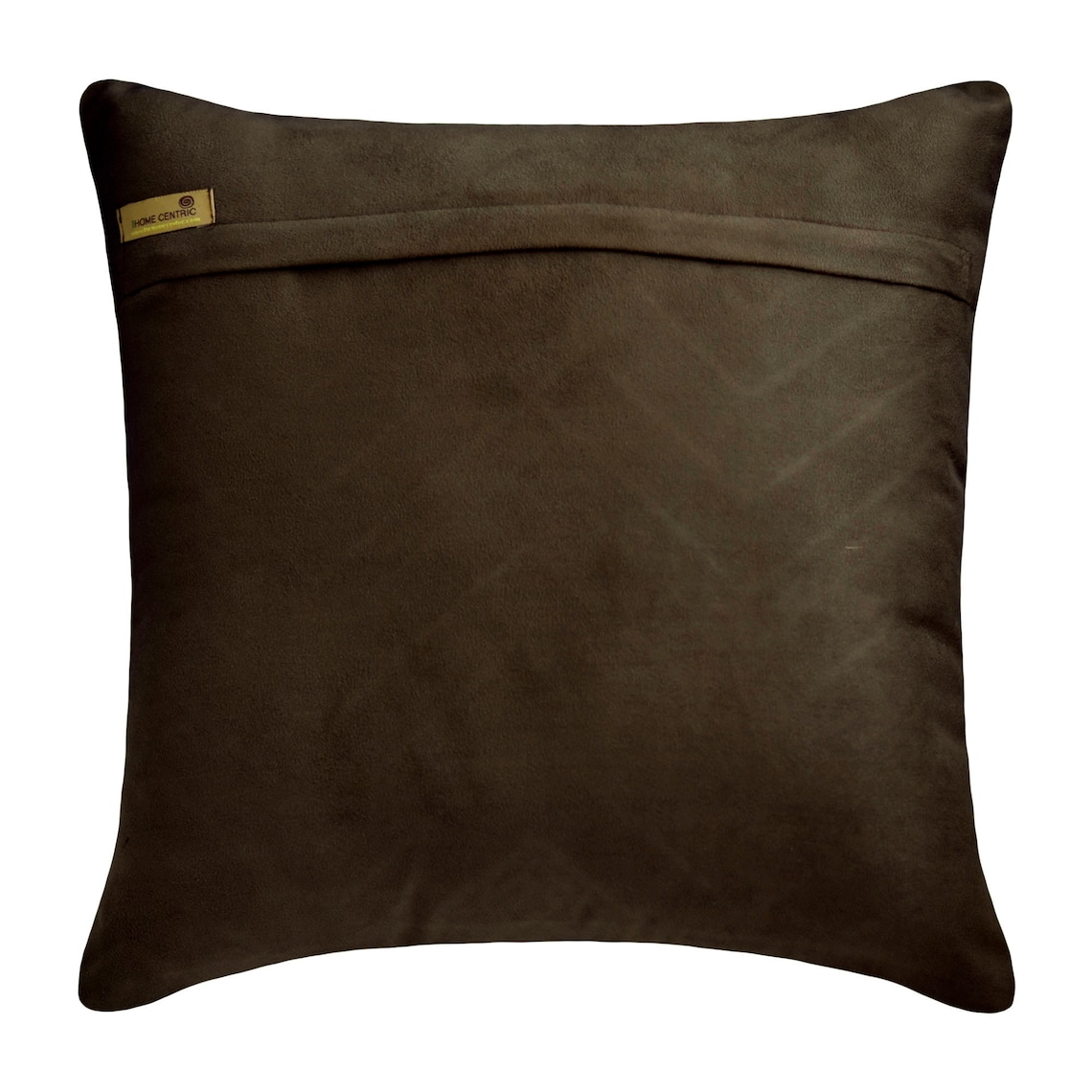 Pillow Case Zip, Brown 24"x24" (60x60 cm) Throw Pillow Covers, Jacquard Chevron, Beaded & Sequins Throw Pillows For Couch, Geometric Pattern Modern Style - Chevron Chic