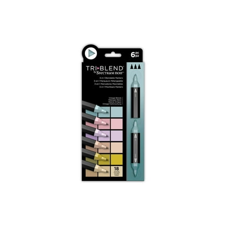 UPC: 0709650901827 | CC Spectrum Noir TriBlend Marker Set 6pc Vintage
