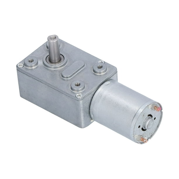 Motorreductor de tornillo sin fin de turbina de CC Bling Bling 4632-370 100 RPM 24 V CC