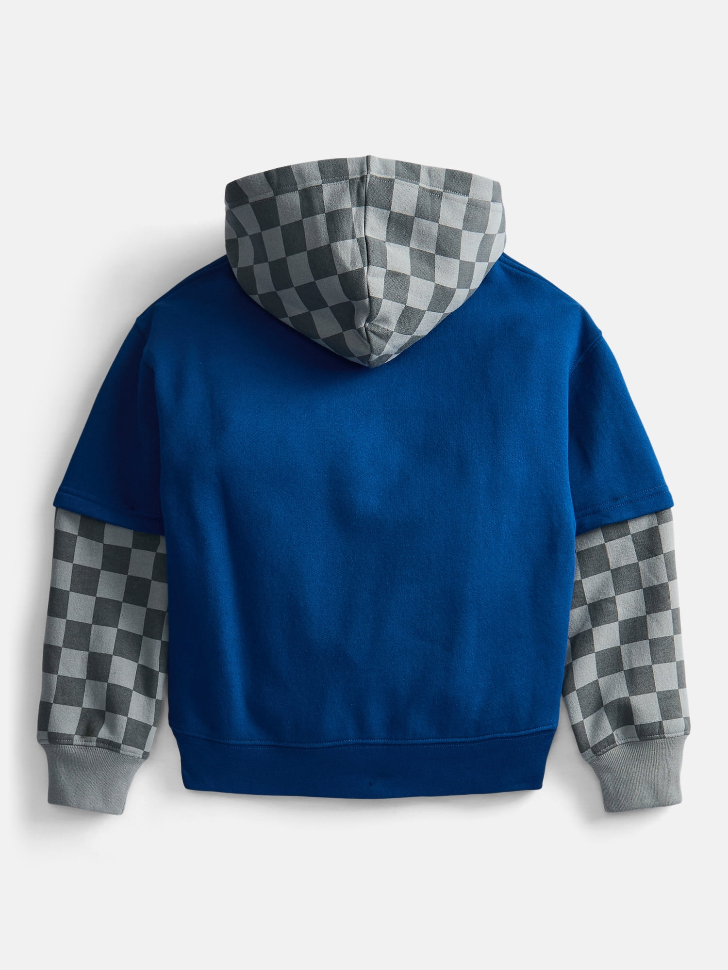 Sega Sonic The Hedgehog Boys Layer Look Embroidered Hoodie, Sizes XS 4/5-XL 14/16