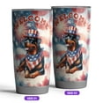 thumbnail image 2 of Rottweiler Patriotic Welcome for 4Th of July Independence Day 20oz Stainless Steel Tumbler Insulated Cup with Lid Rottie Dog Lover Gifts Idea - 00010, 2 of 5