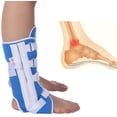 thumbnail image 1 of Foot Drop Brace, Ankle Stabilizer Plantar Foot Corrector Adjustable Knee Joint Support Ankle Strap Orthosis Brace Support Sprain Strap Fix Support Tool, 1 of 4