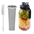 thumbnail image 1 of Cold Brew Coffee Maker 64Oz Cold Brew Pitcher with Stainless Steel Super Dense Filter for Iced Brew Coffee, Ice Tea-A, 1 of 10