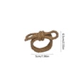 thumbnail image 3 of Hemp Rope Bow Napkin Ring 2PC Hand Woven Table Decor Exquisite Versatile Decor for Wedding Party Family Dinner Formal Casual Gathering Housewarming Holiday Gifting Dining Tabletop Decor, 3 of 6