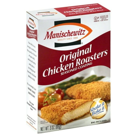 Manischewitz Seasoned Coating, Original Chicken Roasters, 3 Oz