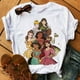 thumbnail image 1 of Camiseta de dibujos animados de Disney para mujer, ropa Y2k de princesa linda, camiseta gráfica Kawaii, de manga corta Camisetas estampadas, camisetas ajustadas, 1 of 5