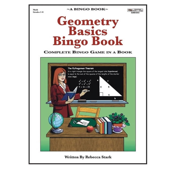 Geometry Basics Bingo Book: Complete Bingo Game in a Book