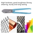 thumbnail image 4 of Metal Sheet Shears, Tin Snips 10 Inch CVS High Hardness  for Thin Copper, 4 of 8