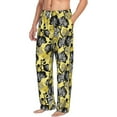 thumbnail image 2 of Xecao Orchids Flowers Men's Straight Lounge Pajama Pants: The Ultimate in Comfortable Sleepwear, 2 of 9