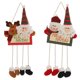 thumbnail image 1 of Adornos Colgantes Para Puerta De Navidad, Papá Noel, Muñeco De Nieve, Colgantes De Alces, Adornos Para Árboles De Navidad Para La Ventana De La Puerta Del Hogar seitruly HA038315-00, 1 of 6