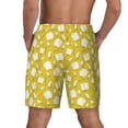 thumbnail image 4 of Uemuo Tulips Flowers Pattern Mens Swim Trunks Quick Dry Board Shorts with Mesh Lining, Stretch Beach Shorts Quick Dry No-Chafing Board Shorts-Small, 4 of 9