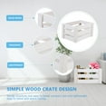 thumbnail image 4 of GARVALON 1Pack Rustic Box Decorative Storage Crate For Bedroom 29.70X19.70X16.00Cm, 4 of 5
