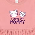 thumbnail image 4 of Inktastic I Love My Mommy Girls Baby Dress, 4 of 5