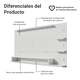 thumbnail image 4 of Centro de Entretenimiento Para Tv Madesa Alfa Hasta 60'' Blanco, 4 of 8