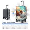 thumbnail image 4 of Kdxio Cloud Guinea Pig Pattern Luggage Cover for Travel,Elastic and Durable,Fits 18-32 Inch,Anti-Scratch Suitcase Protector-No luggage included, 4 of 5