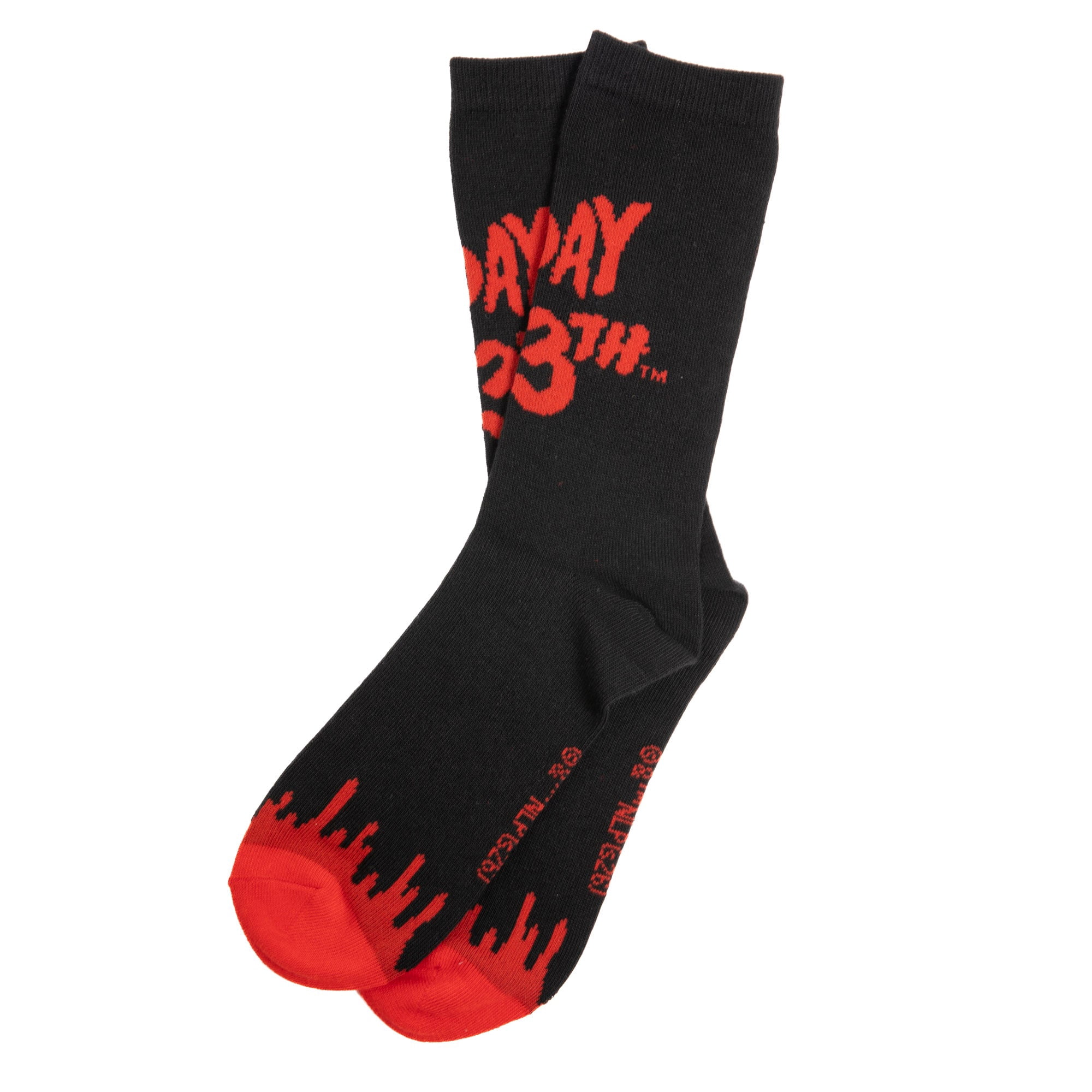 Friday the 13th Crew Socks in Blind bag which Frightening design will Your fate give you, one size fits most