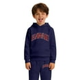 thumbnail image 5 of VeFlora Boy's Jogger Set - 2 Piece Hawaii Letter Print Graphic Pullover Hoodie Sweatshirt Sweatpants Sweatsuit Outfits(Navy3/11-12 Years), 5 of 6