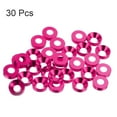 thumbnail image 3 of Unique Bargains Lot de 30 Rondelles de Comptoir M5 en Alliage d'Aluminium Anodisé, Rose, 3 of 4