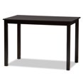 thumbnail image 3 of Baxton Studio Rosa Modern and Contemporary Sand Fabric Upholstered and Dark Brown Finished Wood 5-Piece Dining Set, 3 of 5