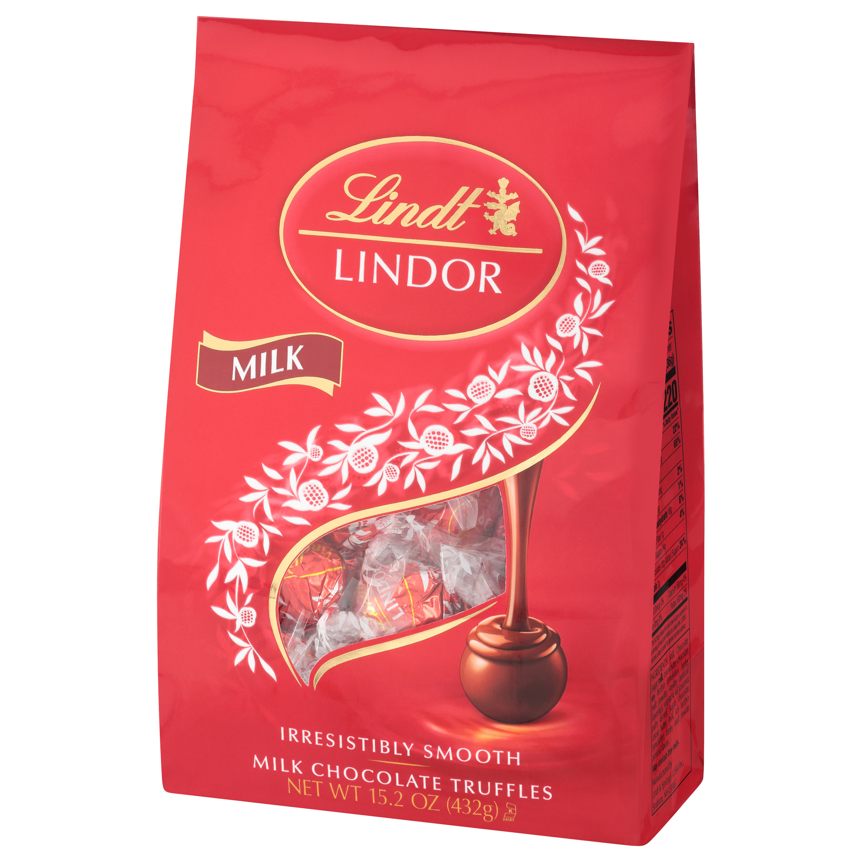 Lindt Lindor Milk Chocolate Candy Truffles Chocolate For Holidays 152 Oz Bag 2128