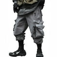 thumbnail image 2 of Niepce Inc Streetwear Men Cargo Pockets Jogger Fashion Harem Pants, 2 of 10