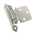 thumbnail image 2 of Amerock Self-Closing Cabinet Hinge - Satin Nickel - 2 Pack, 3/8 Inset, Face Mount, 2 of 2