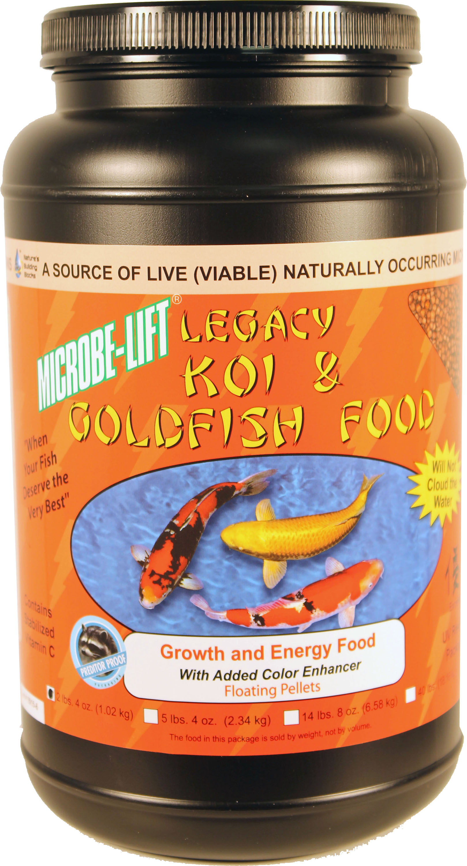 Ecological LaboratoriesHigh Growth And Energy Koi & Goldfish Food 2.25