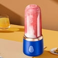 thumbnail image 6 of Taotanxi Portable Blender, Personal Size Blender, Household Fruit Mixer For Shakes And Smoothies, Usb Rechargeable With 6 Blade Mini Juicer Cup, Ideal For Travel, Home And Office-Blue, 6 of 8