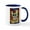 White/Navy Inside, variant on CafePress - Amor Day Of The Dead Skull Mugs - 11 oz Ceramic Mug - Novelty Coffee Tea Cup