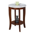 thumbnail image 3 of Convenience Concepts American Heritage Table d'Appoint Ronde, Fini Bois Espresso, 3 of 5