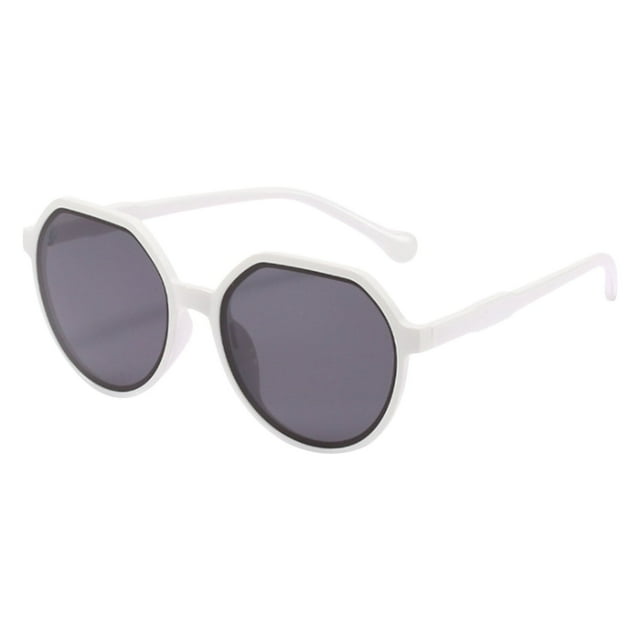 Lunettes de Soleil Fines Rétro pour Femmes, Grand Visage, Lunettes de Soleil