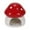 Red, variant on Hamster House Ceramic Hideout Mushroom Shaped Durable Material for Small Pets Cage Decoration