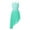 Mint Green, variant on YONGHS Girls Cutout Back Irregular Lyrical Dance Dress Gymnastics Leotard Ballet Dancing Costumes Black 3-4