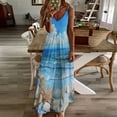 thumbnail image 3 of Beach Seashell Starfish Sleeveless Dress Women's Luxury Party Dress Birthday Dresses for Women, 3 of 7