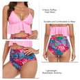 thumbnail image 2 of Bikini De Mujer, Traje De Baño De Dos Piezas, Bikini Estampado, Traje De Baño De Cintura Alta, Traje De Baño Para Mujer, Bikini Estampado Con Cuello En V, Cintura Alta, ANGGREK Cocina, Decoración y Otros, 2 of 5