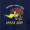 thumbnail image 3 of Clay Smith Cams Speed Shop Mr. Horsepower Navy T-Shirt, XXXL, 3 of 4
