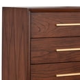 thumbnail image 4 of 47 Inch Wooden Chest with 5 Drawers Brown - Saltoro Sherpi, 4 of 6
