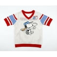 thumbnail image 2 of Peanuts Boys' Short Sleeve Snoopy Batter Up Football Jersey - Inspired Sweater, Size XS-XXL, 2 of 5