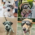 thumbnail image 5 of UOSIA Dog Goggles Dog Sunglasses for Medium to Large Breed Anti-UV Eye Protection,L,2-pack (Black Clear), 5 of 5
