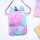thumbnail image 2 of Bolsa de hombro tipo bandolera de felpa para mujer, monedero bonito para niños, de mano, de viaje Tmvgtek Para Estrenar, 2 of 9