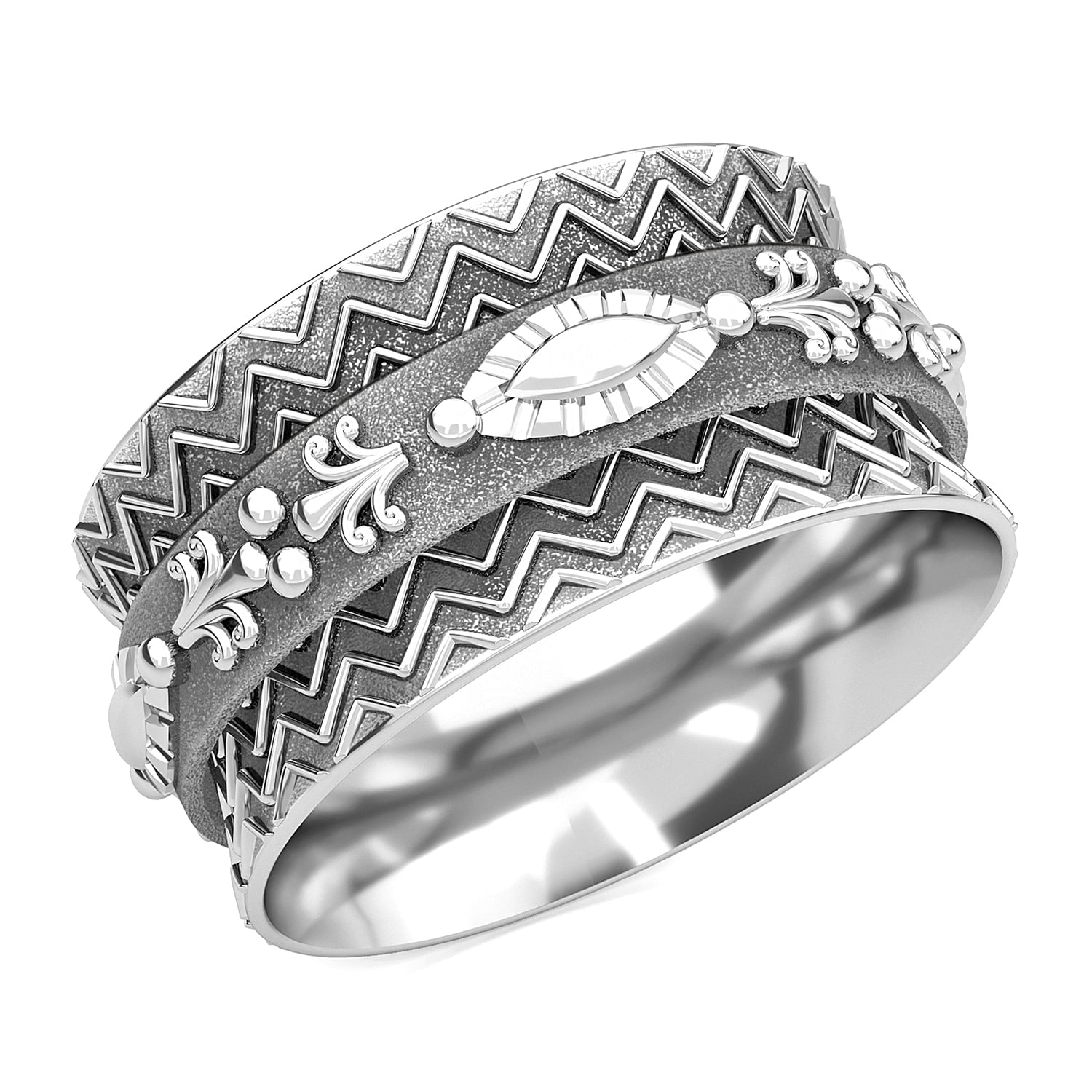 Sterling Silver Cubic Zirconia Round Polished Spinner Band Ring Sterling Silver Cubic Zirconia Round Polished Spinner Band Ring